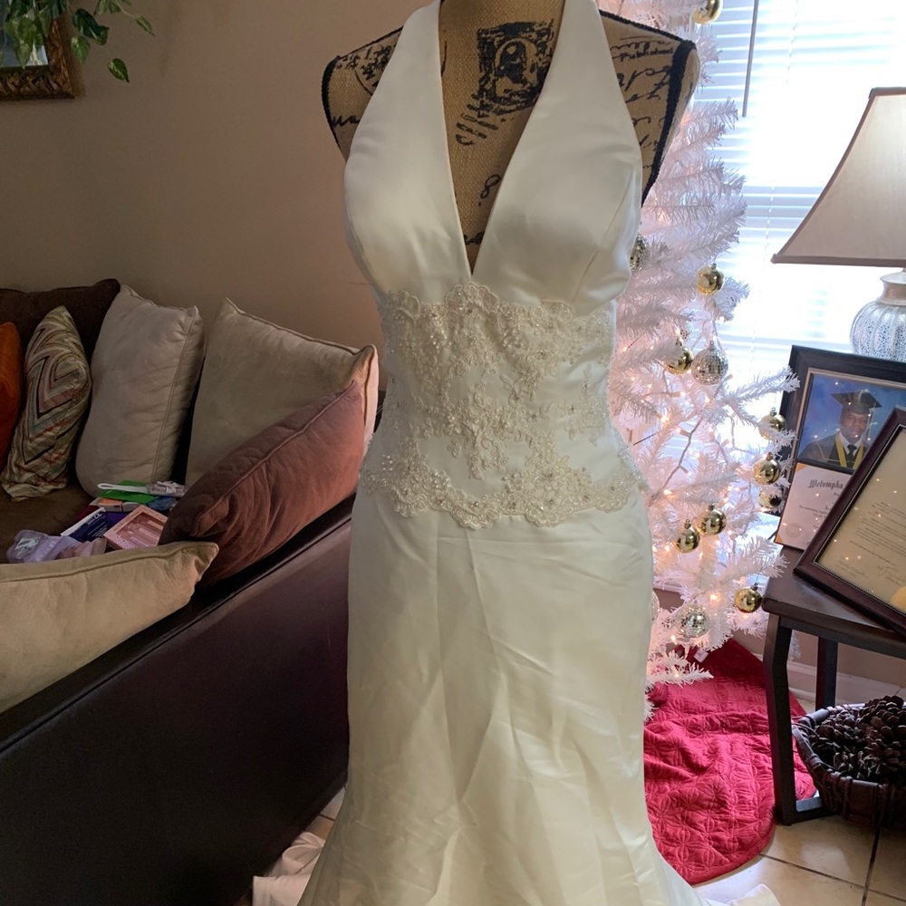 Halter Wedding Gown